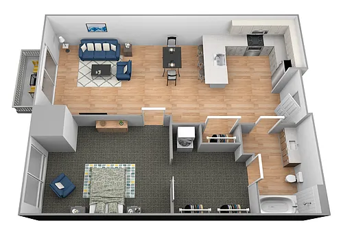 Floor plan Cedar River