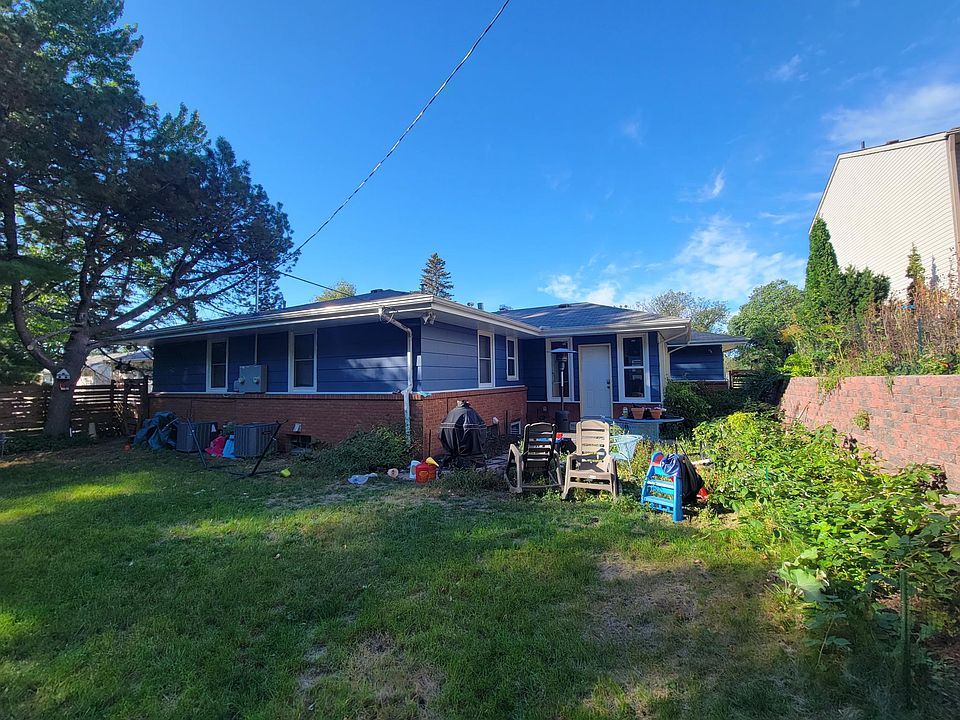 View of house from back yard