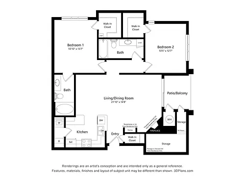 Floor plan The Doral