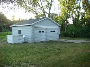 Detached two car garage.