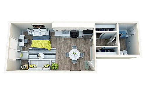 Floor plan Studio
