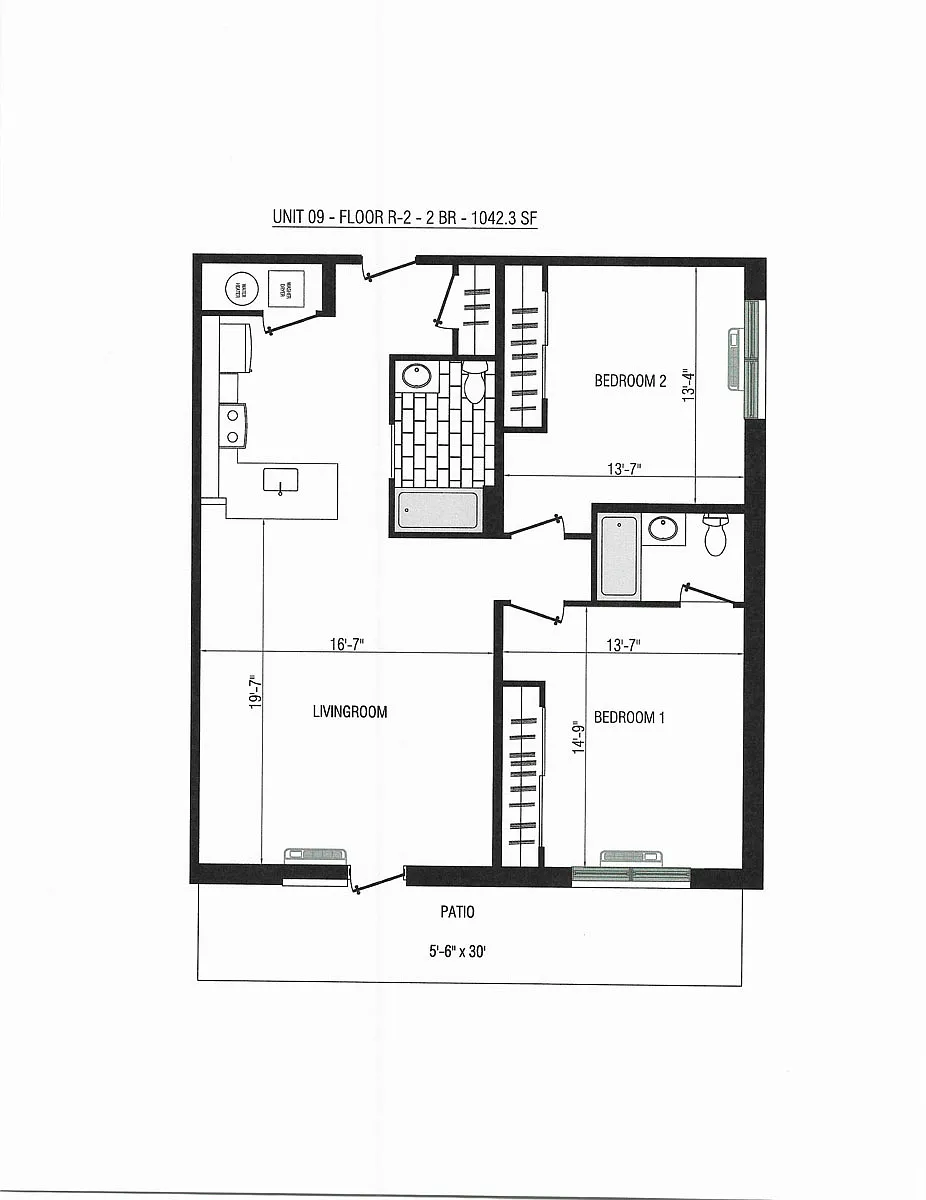Floor plan 1042