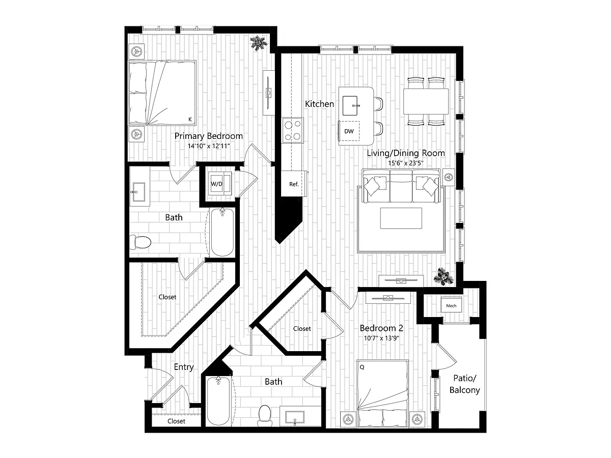 Floor plan B11
