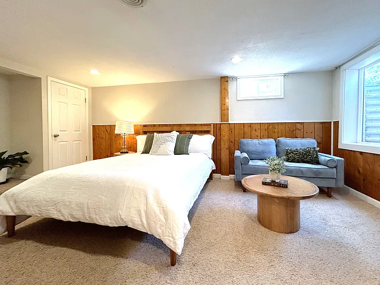 Garden level Bedroom