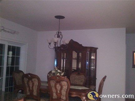 Dining Room with Slider to Covered Back Porch