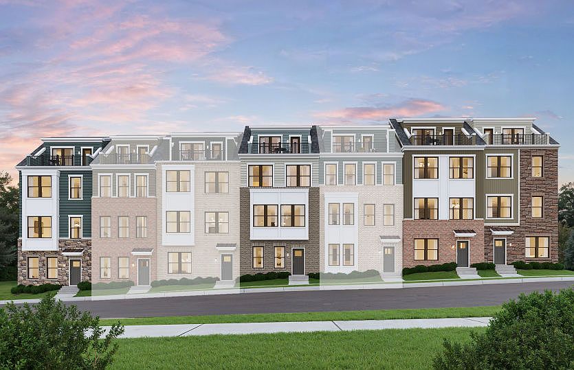 The Frankton Way offers 4-levels of living space in Ashburn, VA