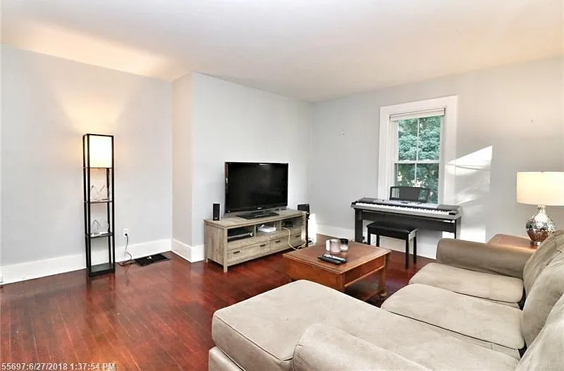 Refinished floors.
