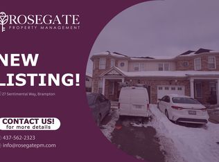 27 Sentimental Way, Brampton, ON L7A 2R9