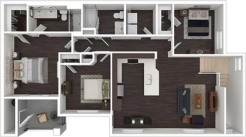 Floor plan 3X2E