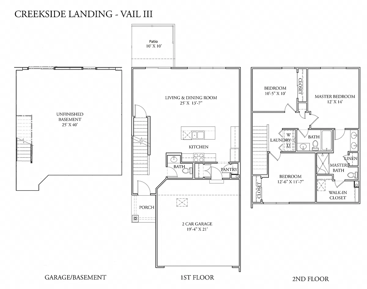 Floor plan Vail III