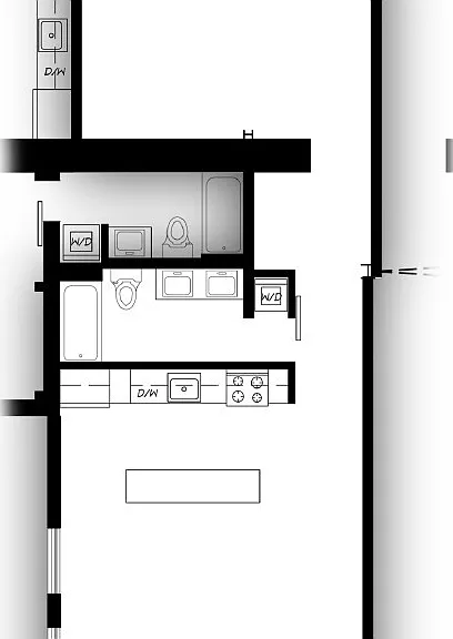 A21 floor plan Albers Mill Lofts