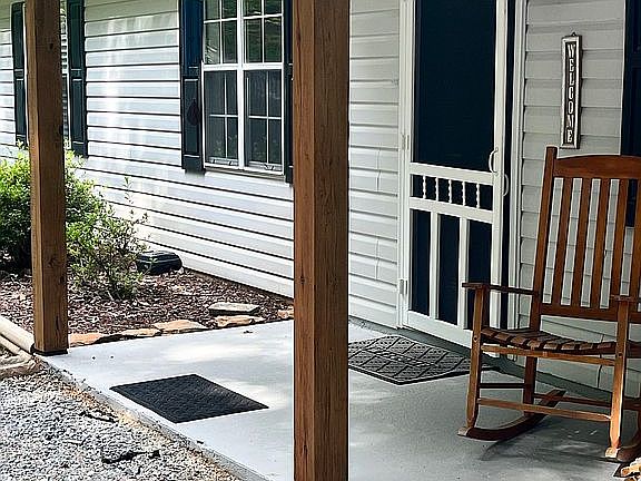 New Front Porch Beams
