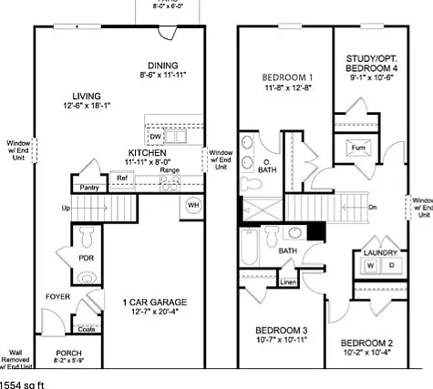 4 bed, 1554 sqft, $1,750 — Photo 3