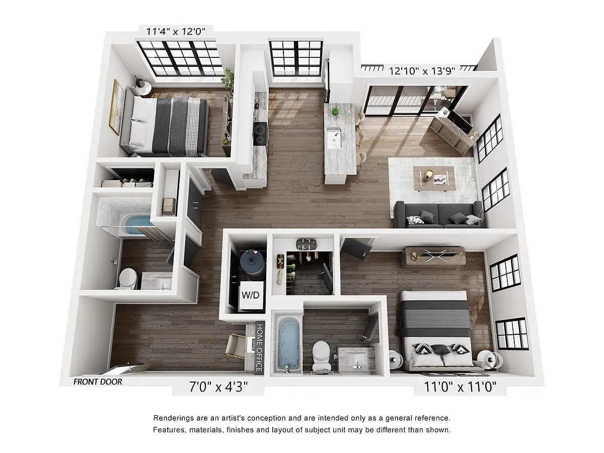 Floor plan Poppleton