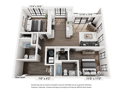 Floor plan Poppleton
