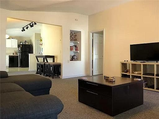 Easy flow from kitchen to living room. PLEASE READ DESCRIPTION FOR START DATE AND LENGTH OF LEASE!