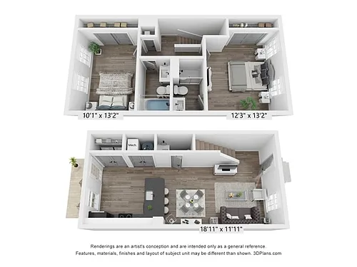 Floor plan Bentley Town - R