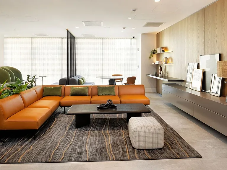 Resident lounge with seating area