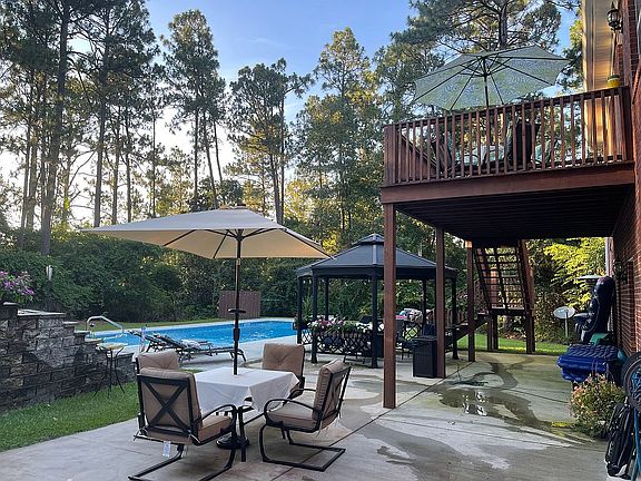 Patio/deck pool and gazebo 