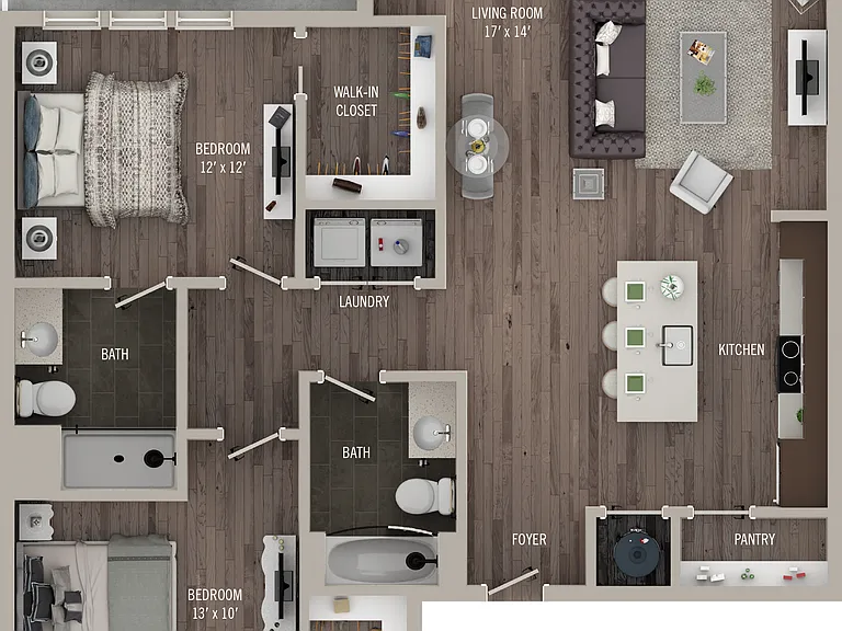 Library Park / 2 Bedroom / C6 Library Park / 2 Bedroom / C6