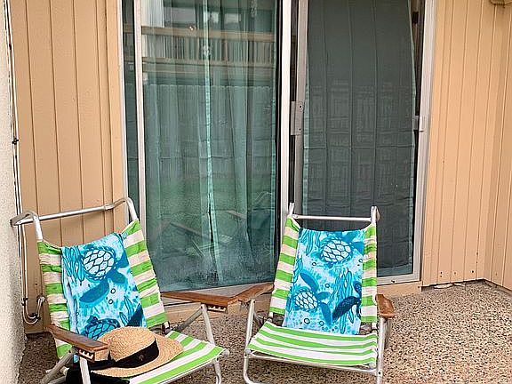 Small back patio