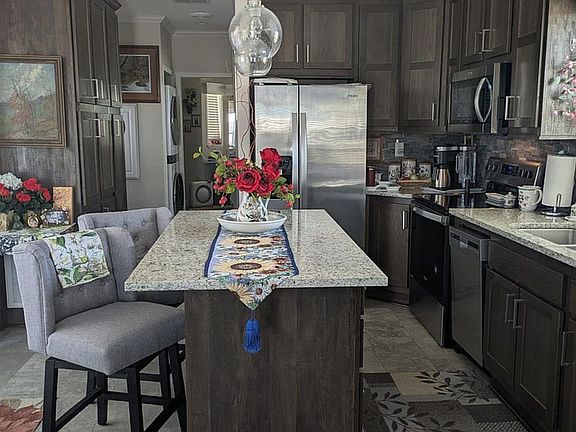 Real wood cabinets