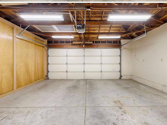 2 Car Garage with storage cabinets