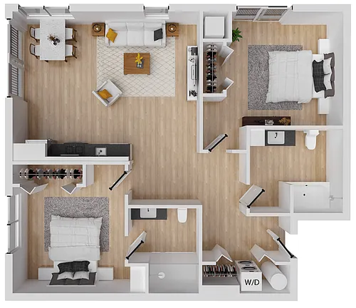 Floor plan Moxie 4
