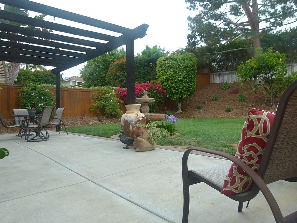 Large backyard