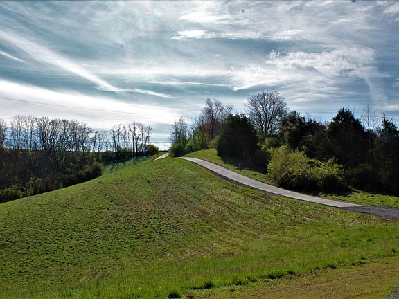 Great view looking up the newly concerted driveway towards the road