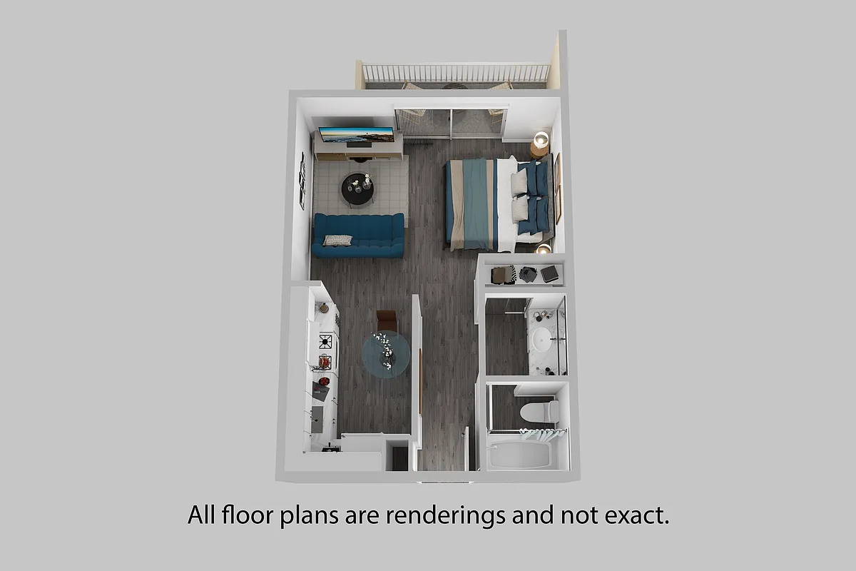 Floor plan Studio