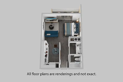 Floor plan Studio