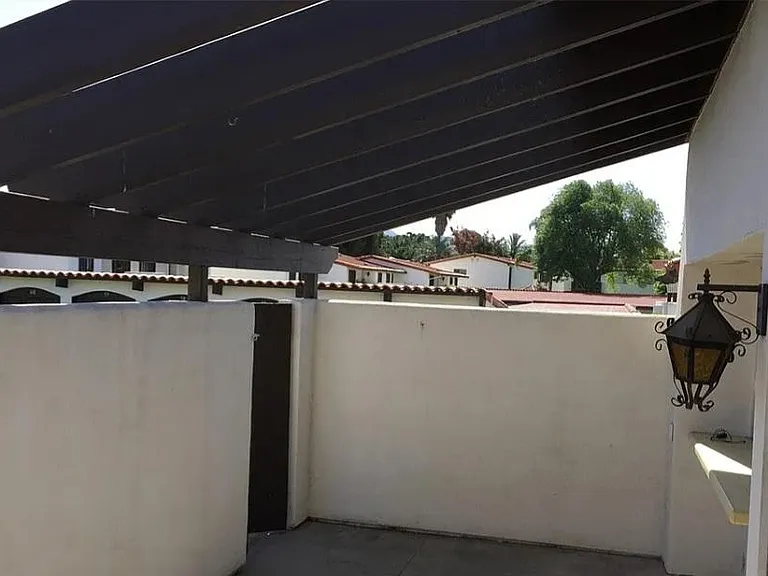 Large patio