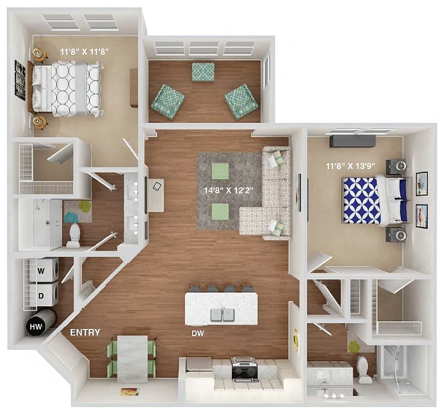 Floor plan B2D
