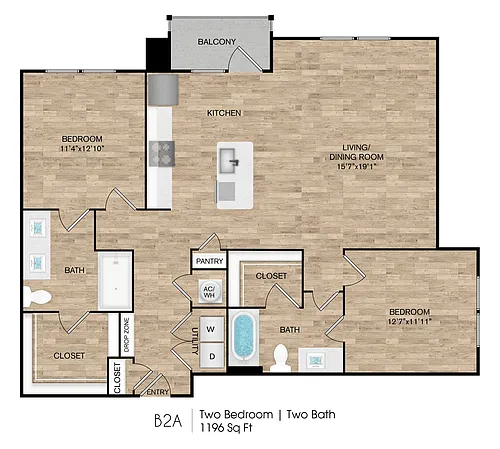 Floor plan B2A