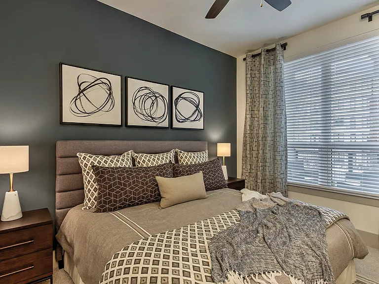 Large windows invite plenty of natural light into your home.