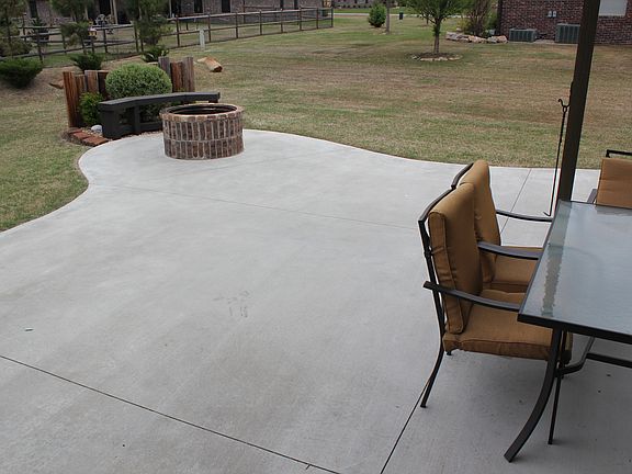 Extra large patio