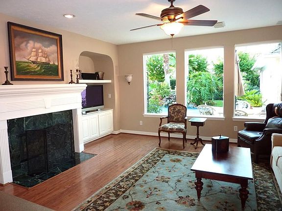 Den with Hardwood Floors and Full View Windows