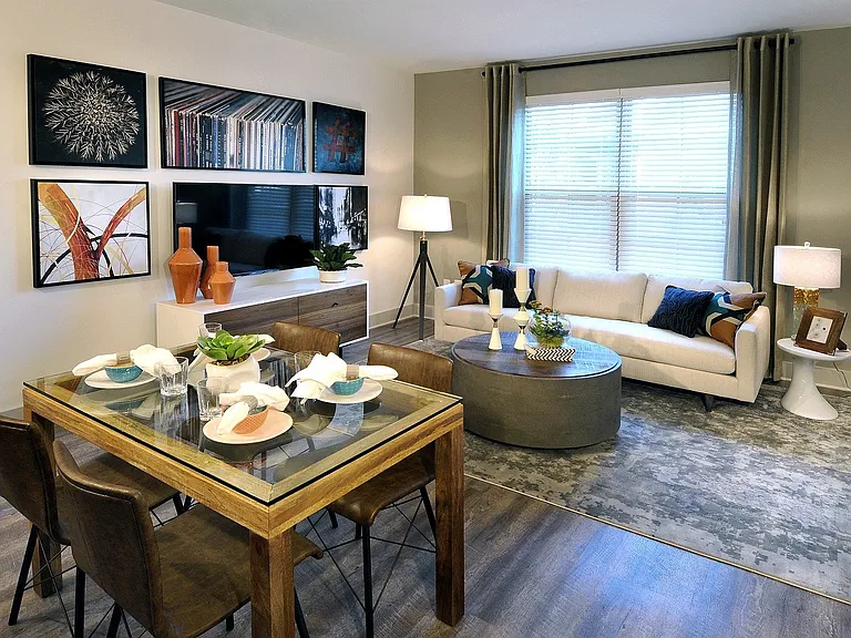 Spacious living areas make it easy to entertain friends and family