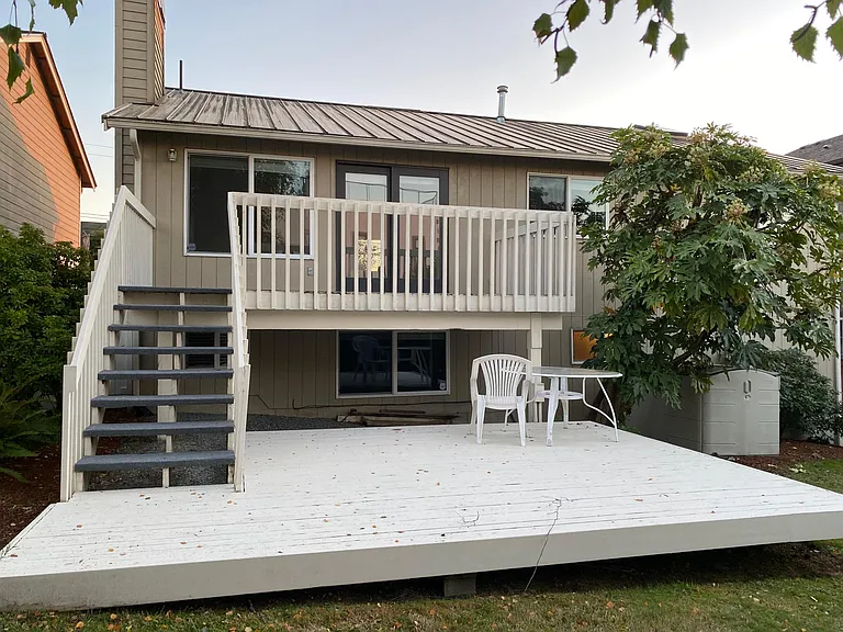 Two Level Backyard Deck