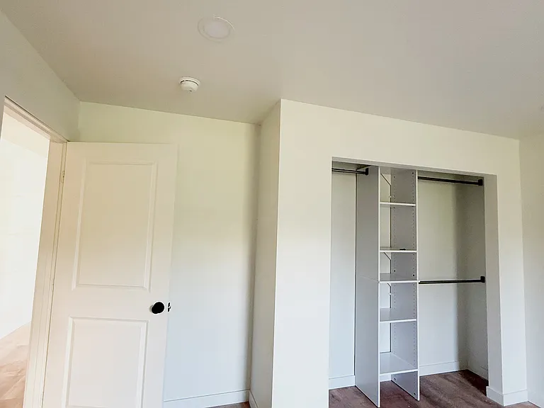 Closet doors will be installed prior to move in