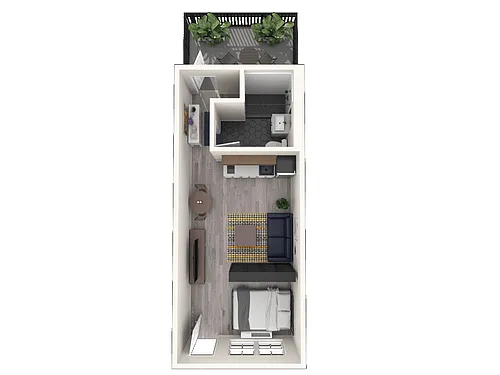 Floor plan Urban Studio B