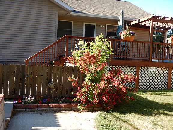 Back deck off master bedroom