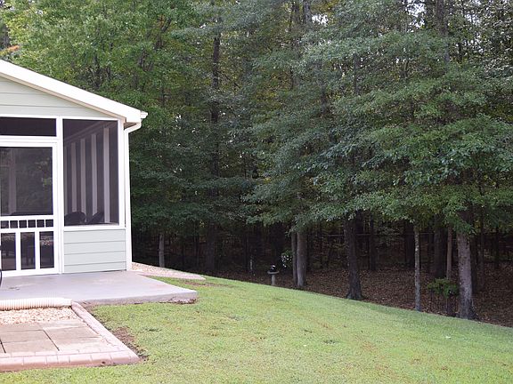 Backyard and screened porch