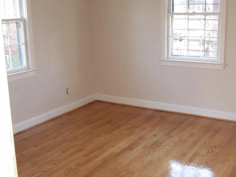 Main floor bedroom to the right