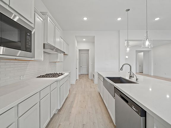 Abundant cabinet and counterspace