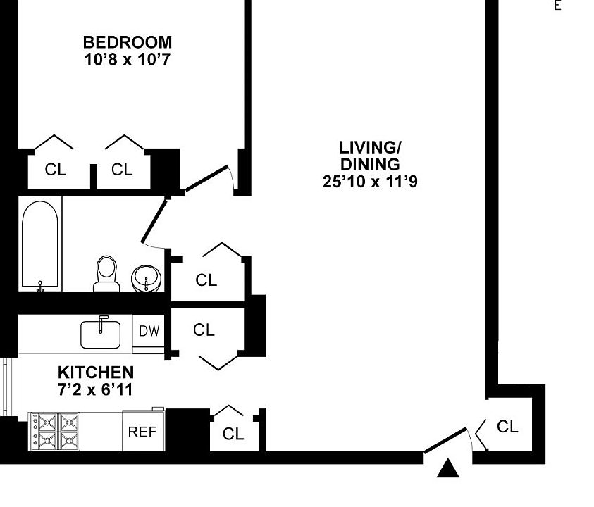 2nd image of 230 W 55th St APT 32G