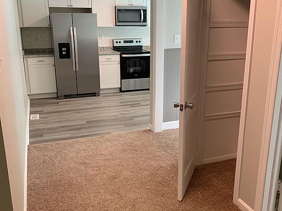 Hallway and linen closet