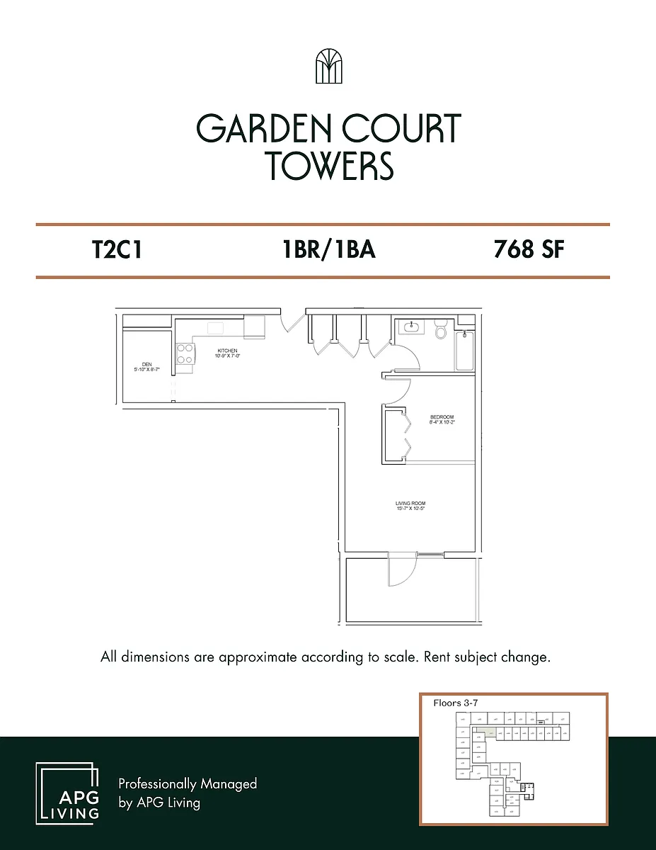 Floor plan T2C1