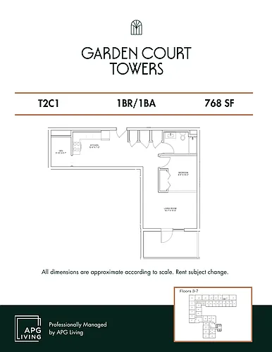Floor plan T2C1